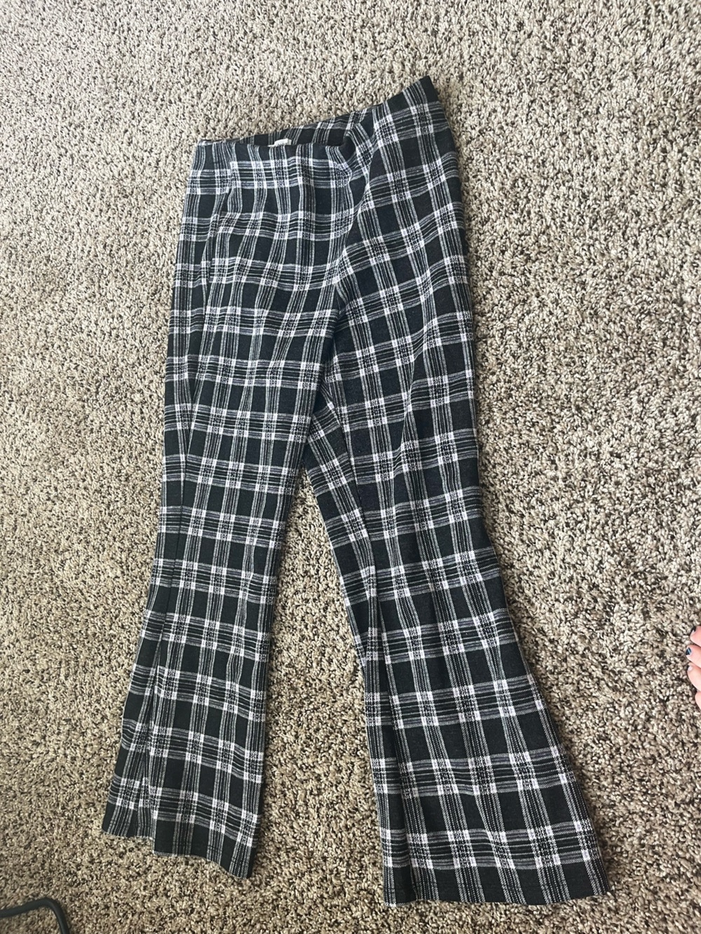 Eyeshadow Black and White Plaid Skirt